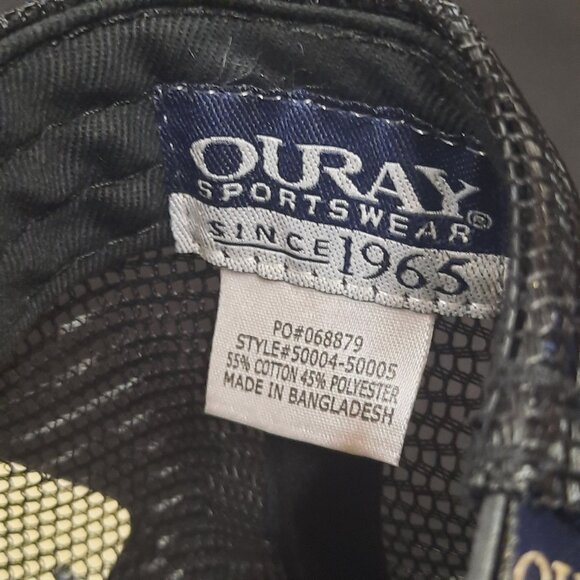 Ouray Sportswear Jackson Hole WY Snapback Trucker Hat OOP Colorado Outdoor wear - Picture 5 of 9